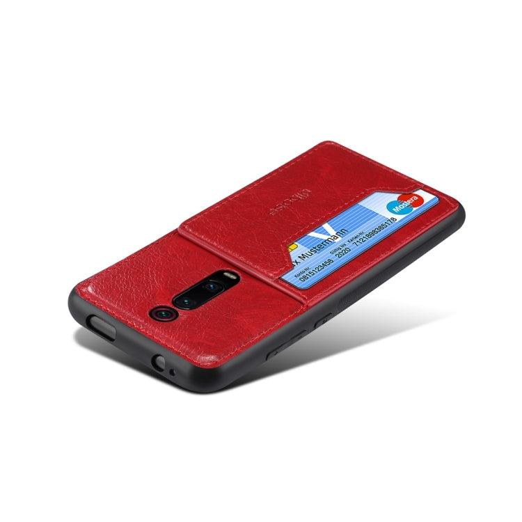 Dibase TPU + PC + PU Crazy Horse Texture Protective Case for Xiaomi Redmi K20 / K20 Pro, with Holder & Card Slots