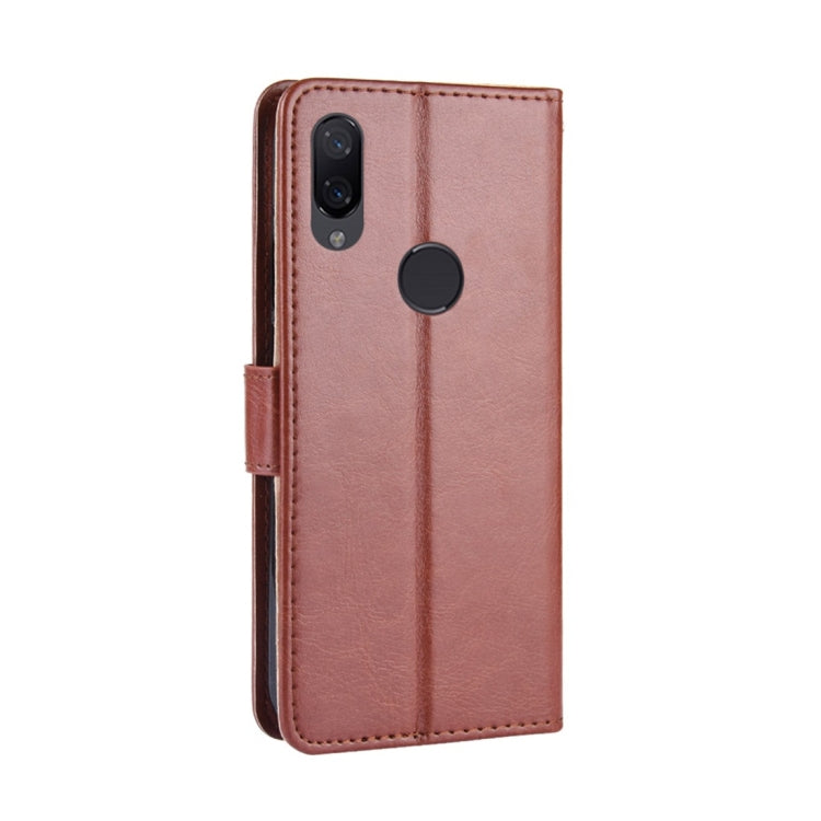 Crazy Horse Texture Horizontal Flip Leather Case for Xiaomi Redmi Note 7, with Holder & Card Slots & Wallet & Lanyard