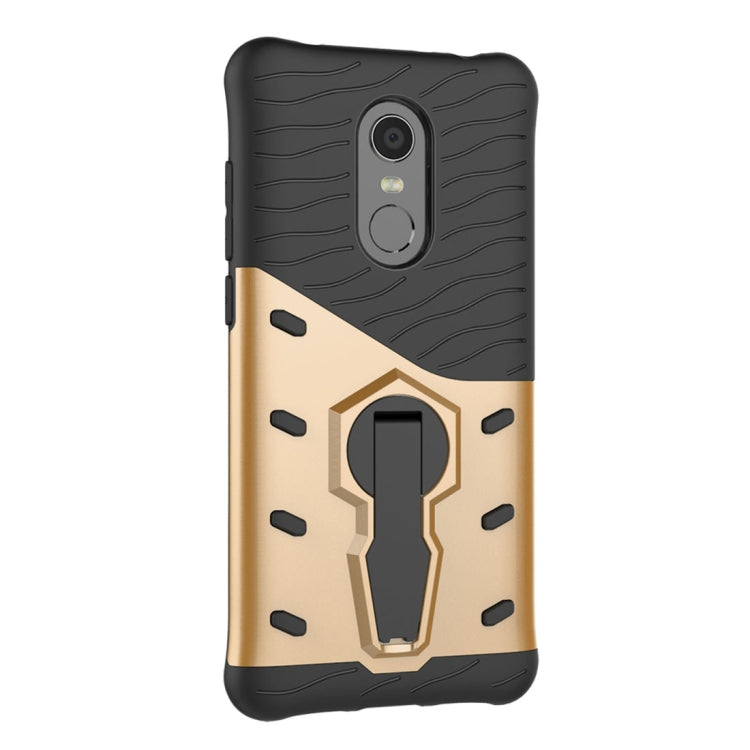 For Xiaomi Redmi 5 Plus PC + TPU Dropproof Sniper Hybrid Protective Back Case with 360 Degree Rotation Holder