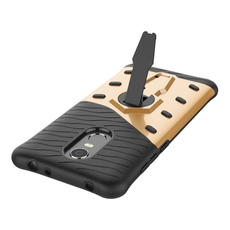 For Xiaomi Redmi 5 Plus PC + TPU Dropproof Sniper Hybrid Protective Back Case with 360 Degree Rotation Holder