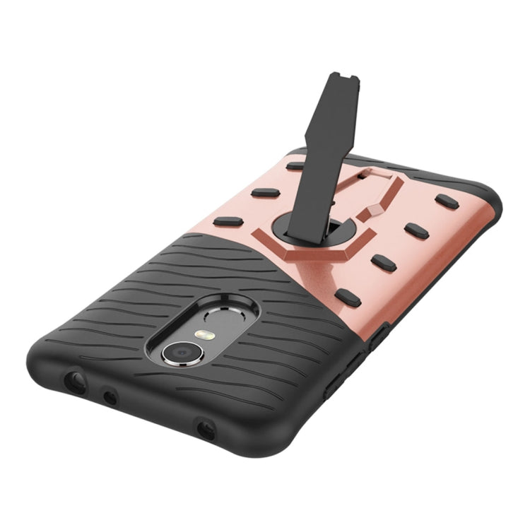 For Xiaomi Redmi 5 Plus PC + TPU Dropproof Sniper Hybrid Protective Back Case with 360 Degree Rotation Holder