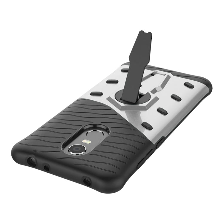 For Xiaomi Redmi 5 Plus PC + TPU Dropproof Sniper Hybrid Protective Back Case with 360 Degree Rotation Holder