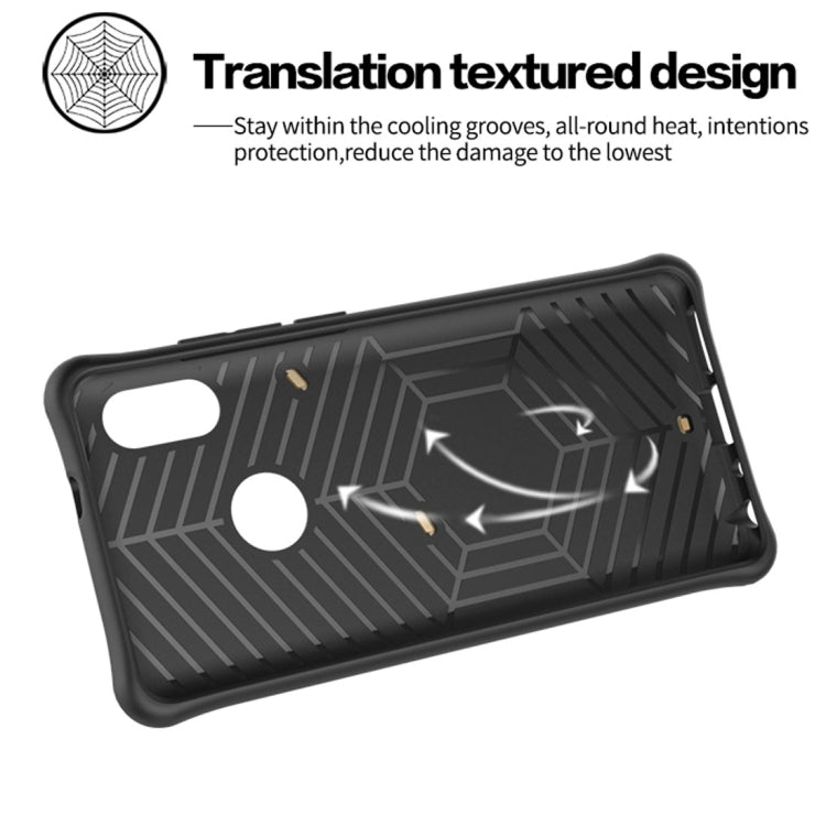 For Xiaomi Redmi Note 5 Pro PC + TPU Dropproof Sniper Hybrid Protective Back Case with 360 Degree Rotation Holder