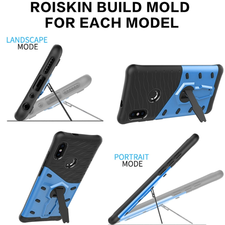 For Xiaomi Redmi Note 5 Pro PC + TPU Dropproof Sniper Hybrid Protective Back Case with 360 Degree Rotation Holder