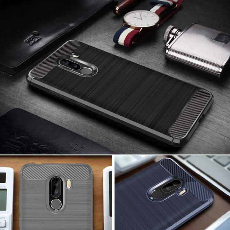 Brushed Texture Drop-proof TPU Case for Xiaomi POCO F1