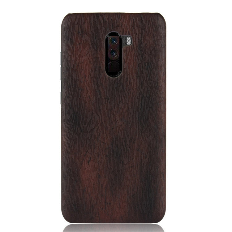 Wood Texture PC +PU Case for Xiaomi POCO F1