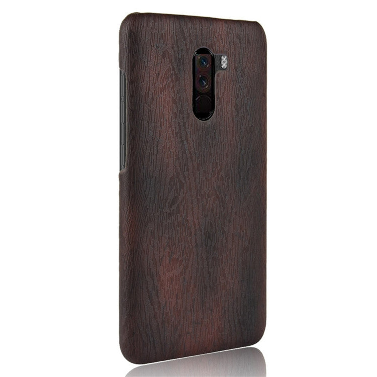 Wood Texture PC +PU Case for Xiaomi POCO F1