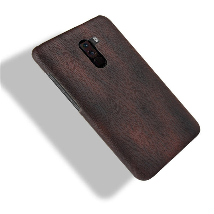 Wood Texture PC +PU Case for Xiaomi POCO F1