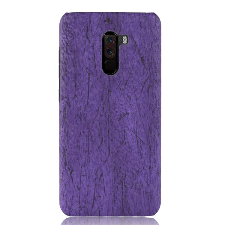 Wood Texture PC +PU Case for Xiaomi POCO F1