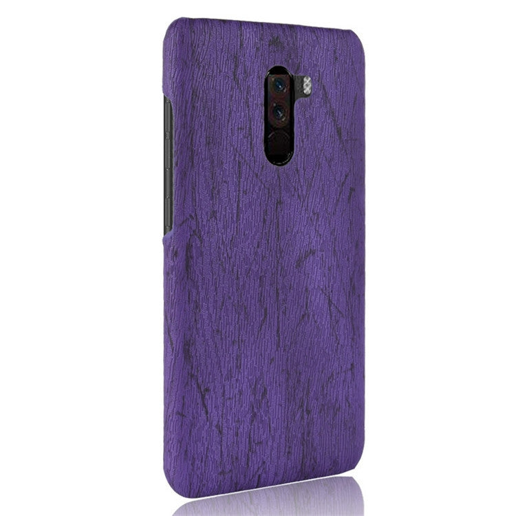 Wood Texture PC +PU Case for Xiaomi POCO F1