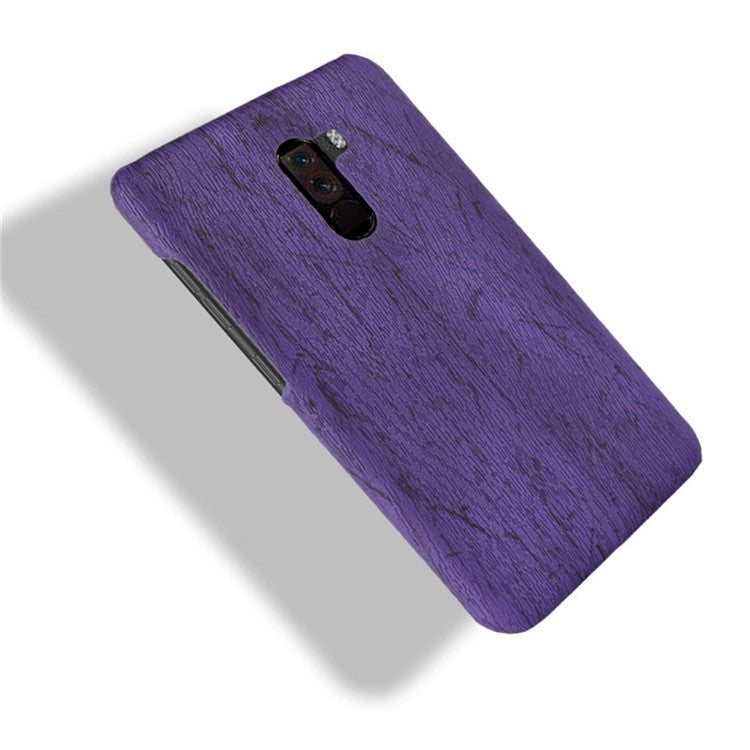 Wood Texture PC +PU Case for Xiaomi POCO F1