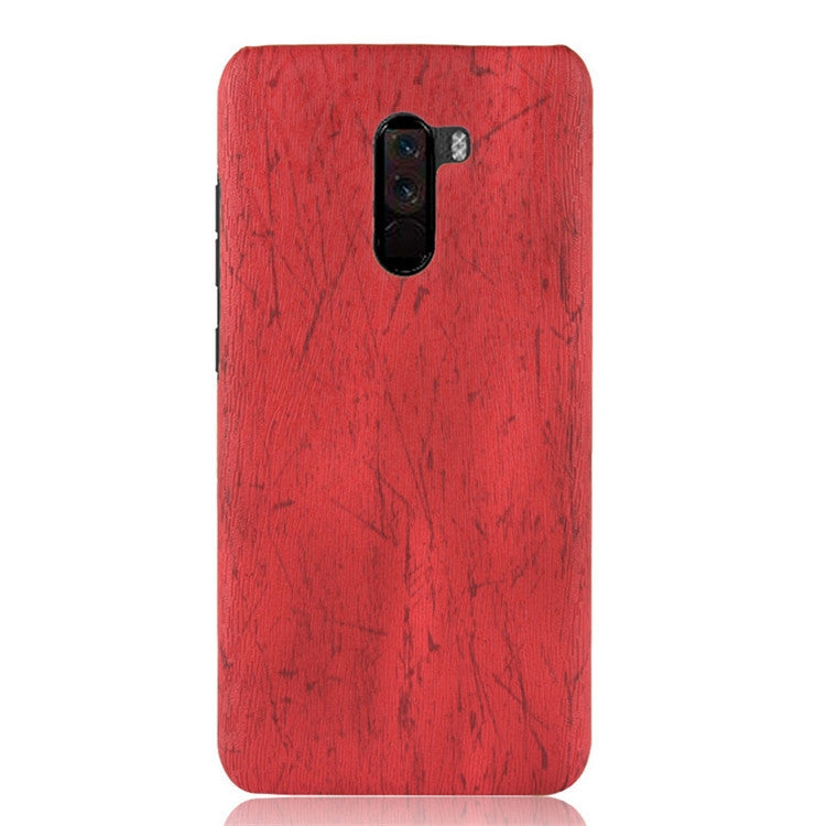 Wood Texture PC +PU Case for Xiaomi POCO F1