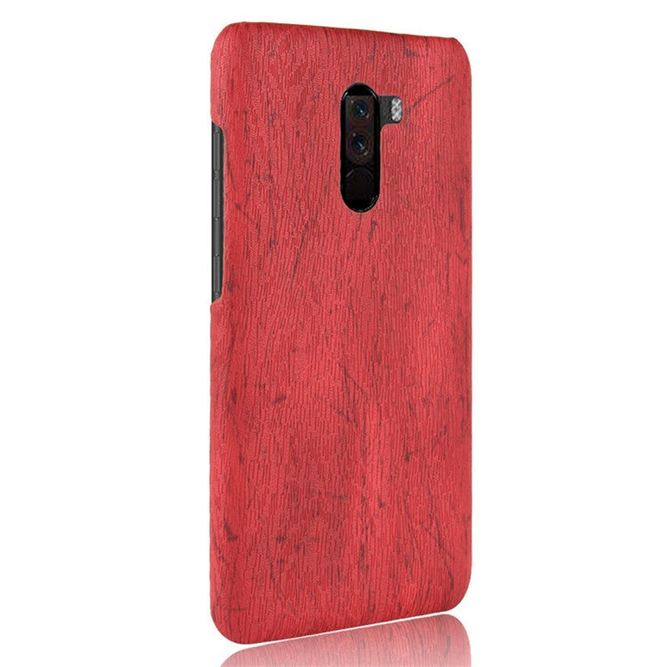 Wood Texture PC +PU Case for Xiaomi POCO F1