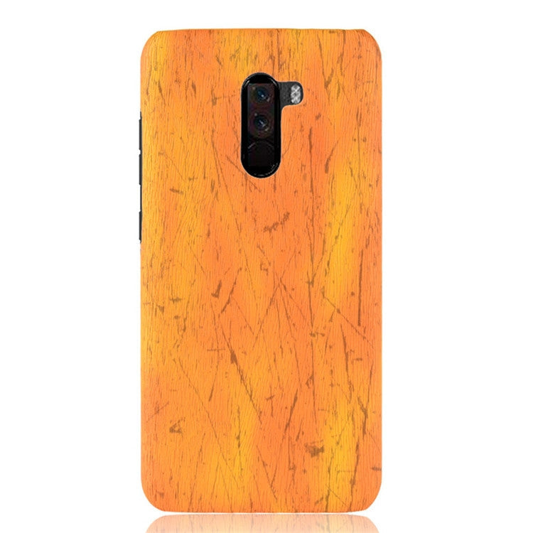 Wood Texture PC +PU Case for Xiaomi POCO F1