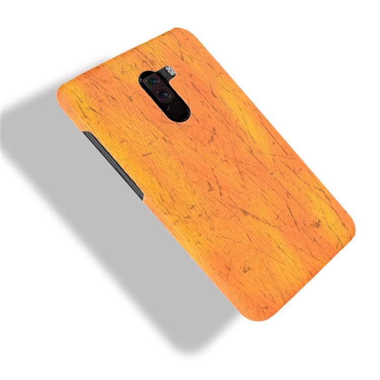 Wood Texture PC +PU Case for Xiaomi POCO F1