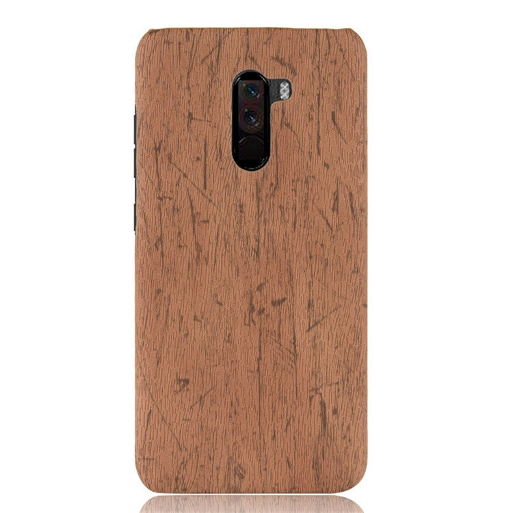 Wood Texture PC +PU Case for Xiaomi POCO F1