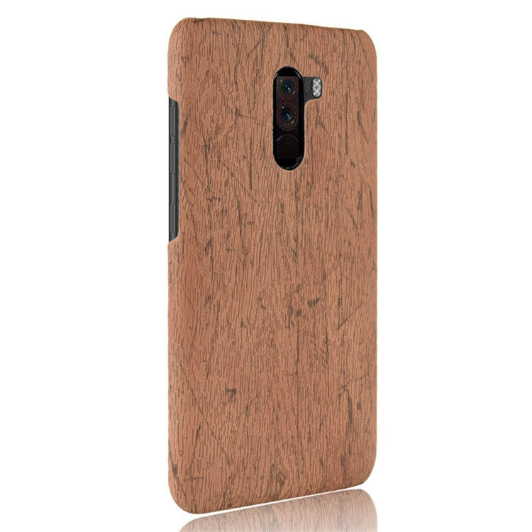 Wood Texture PC +PU Case for Xiaomi POCO F1