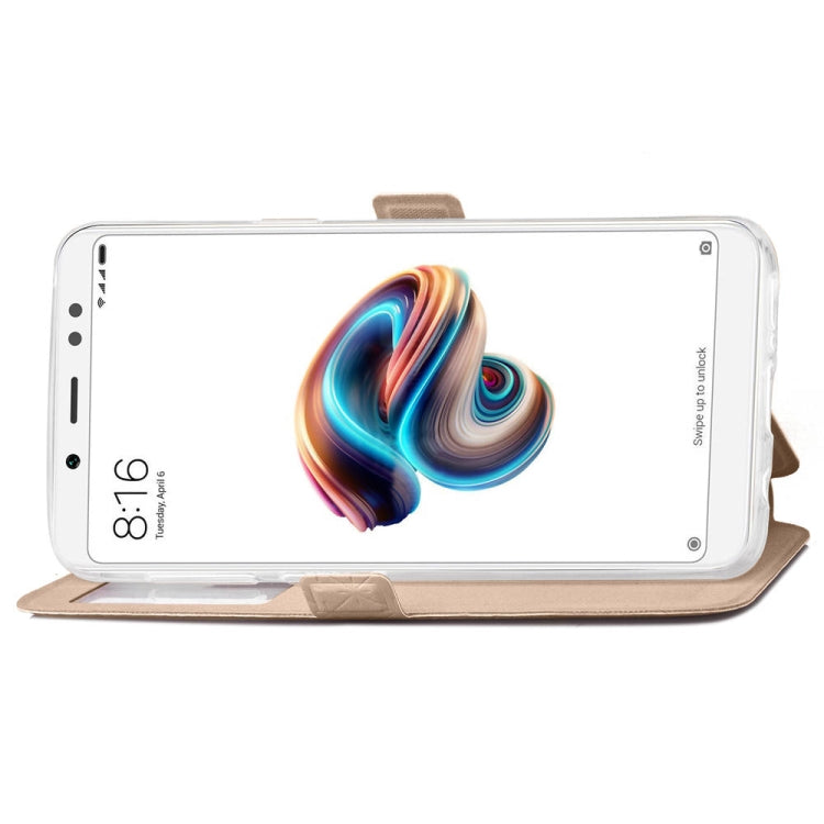 Argyles Texture Horizontal Flip Leather Case for Xiaomi Redmi Note 5 Pro, with Holder & Card Slots & Call Display ID