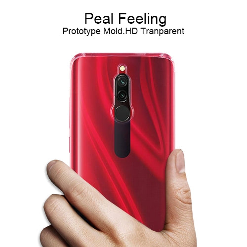 For Xiaomi Redmi 8A Four-Corner Shockproof Ultra-Thin Transparent TPU Case