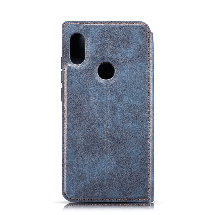 Retro Simple Ultra-thin Magnetic Horizontal Flip Leather Case for Xiaomi Redmi Note 6 / Redmi Note 6 Pro, with Holder & Card Slots & Lanyard