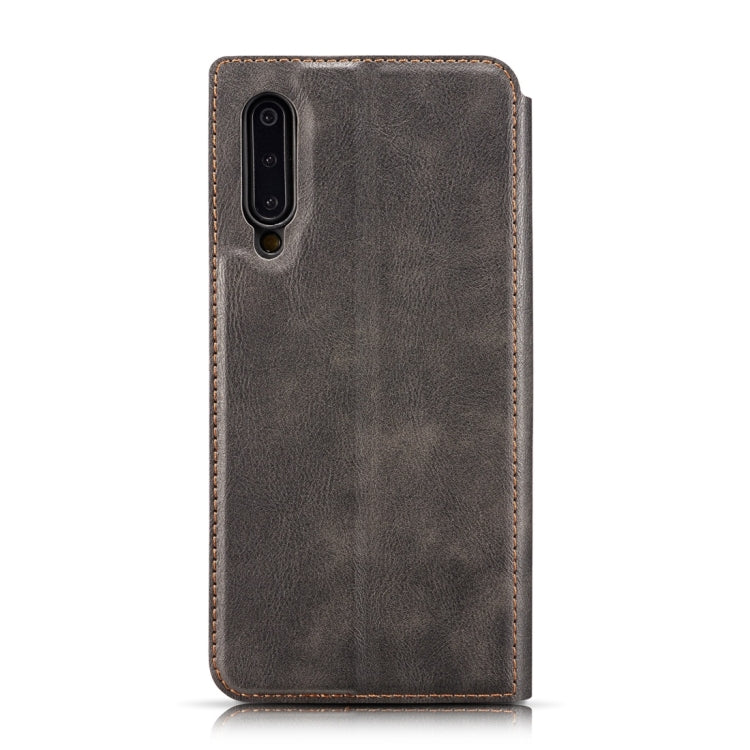 Retro Simple Ultra-thin Magnetic Horizontal Flip Leather Case for Xiaomi Mi 9, with Holder & Card Slots & Lanyard