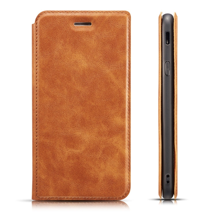 Retro Simple Ultra-thin Magnetic Horizontal Flip Leather Case for Xiaomi Redmi K20 / Redmi K20 Pro, with Holder & Card Slots & Lanyard