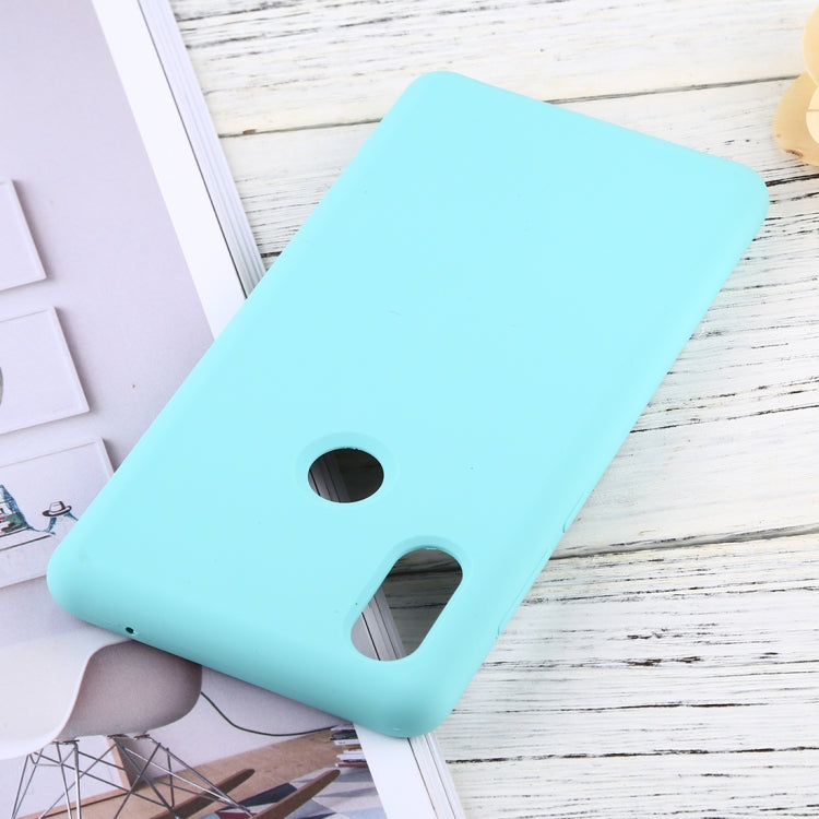 Solid Color Liquid Silicone Dropproof Protective Case for Xiaomi Mi Mix 2S