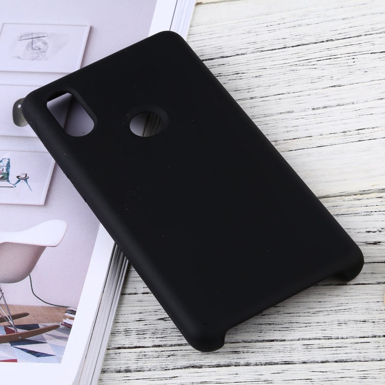 Solid Color Liquid Silicone Dropproof Protective Case for Xiaomi Mi Mix 2S
