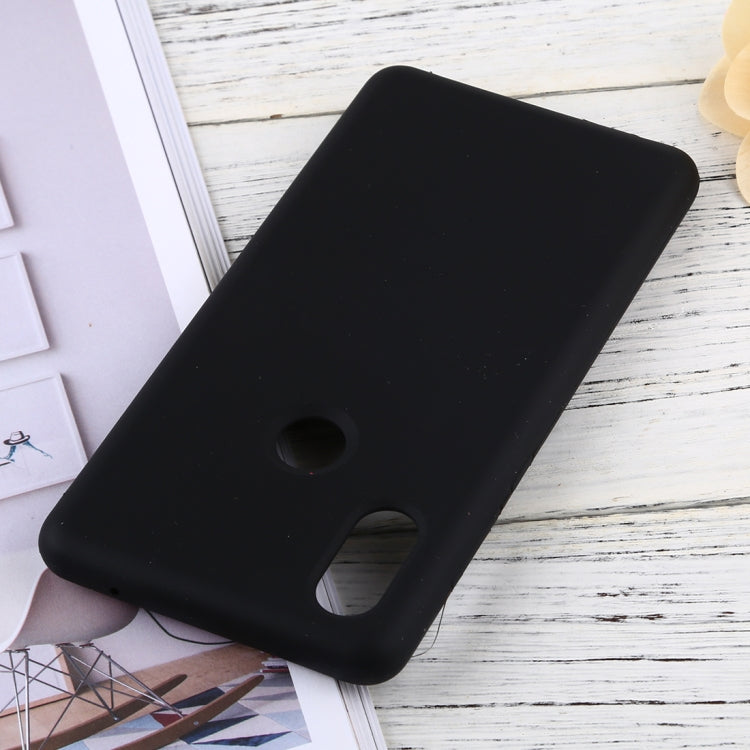Solid Color Liquid Silicone Dropproof Protective Case for Xiaomi Mi Mix 2S