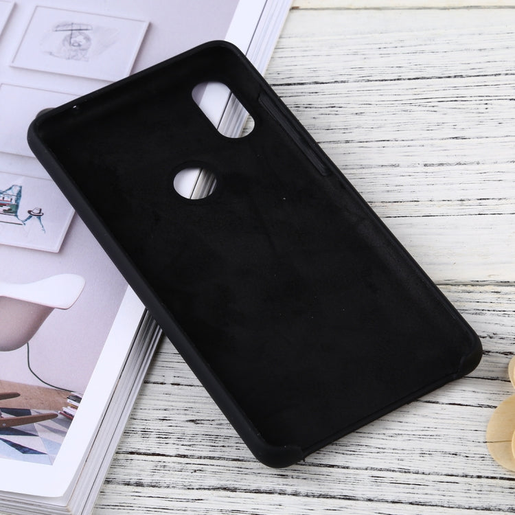 Solid Color Liquid Silicone Dropproof Protective Case for Xiaomi Mi Mix 2S