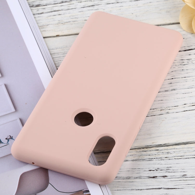 Solid Color Liquid Silicone Dropproof Protective Case for Xiaomi Mi Mix 2S