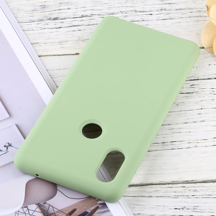 Solid Color Liquid Silicone Dropproof Protective Case for Xiaomi Mi Mix 2S