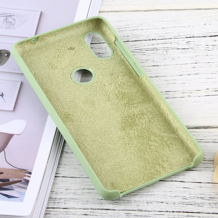 Solid Color Liquid Silicone Dropproof Protective Case for Xiaomi Mi Mix 2S