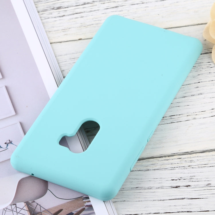 Solid Color Liquid Silicone Dropproof Protective Case for Xiaomi Mi Mix 2