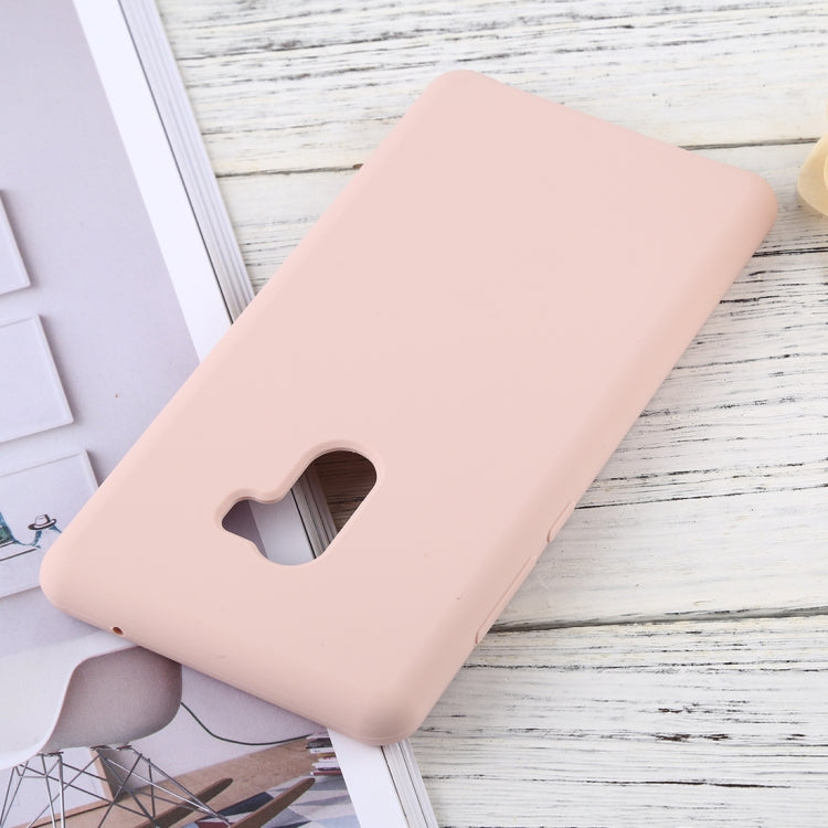 Solid Color Liquid Silicone Dropproof Protective Case for Xiaomi Mi Mix 2