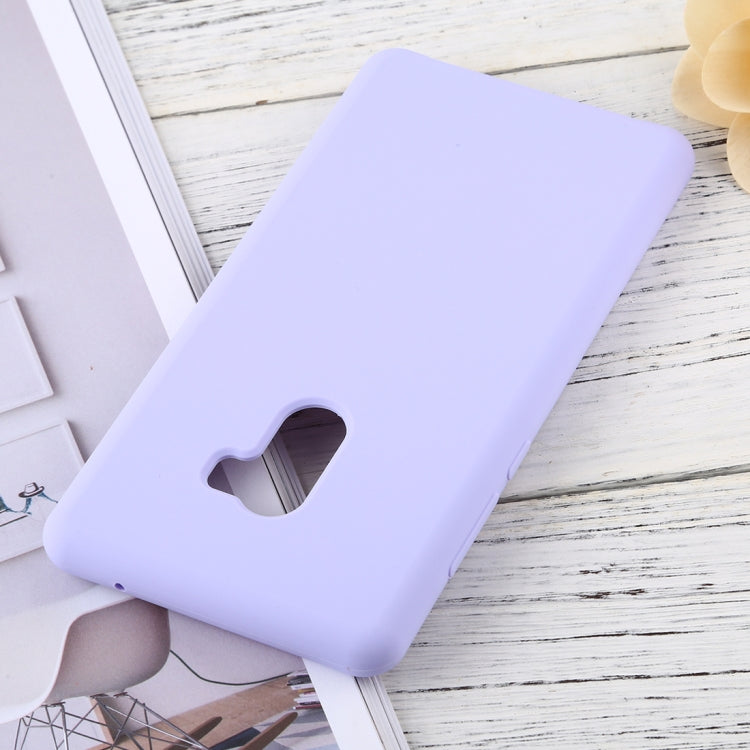 Solid Color Liquid Silicone Dropproof Protective Case for Xiaomi Mi Mix 2