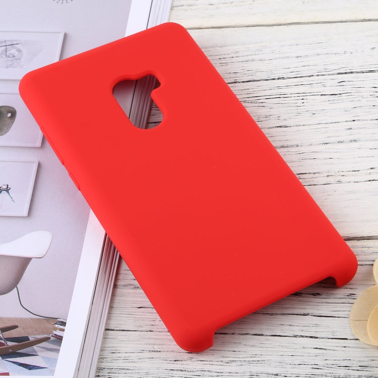 Solid Color Liquid Silicone Dropproof Protective Case for Xiaomi Mi Mix 2