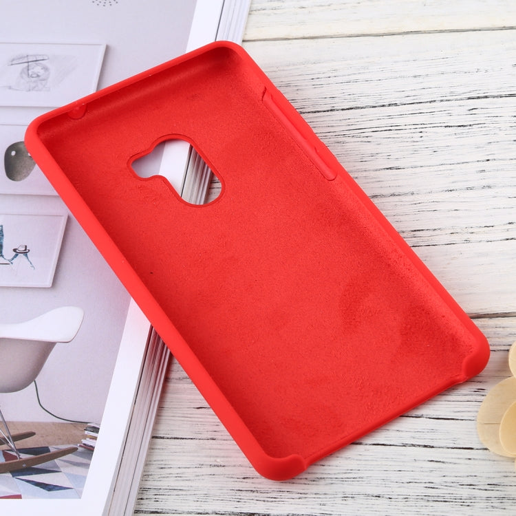 Solid Color Liquid Silicone Dropproof Protective Case for Xiaomi Mi Mix 2
