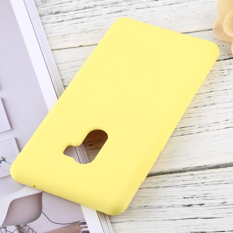 Solid Color Liquid Silicone Dropproof Protective Case for Xiaomi Mi Mix 2