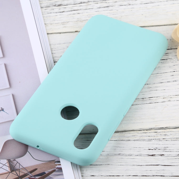 Solid Color Liquid Silicone Dropproof Protective Case for Xiaomi Mi 8