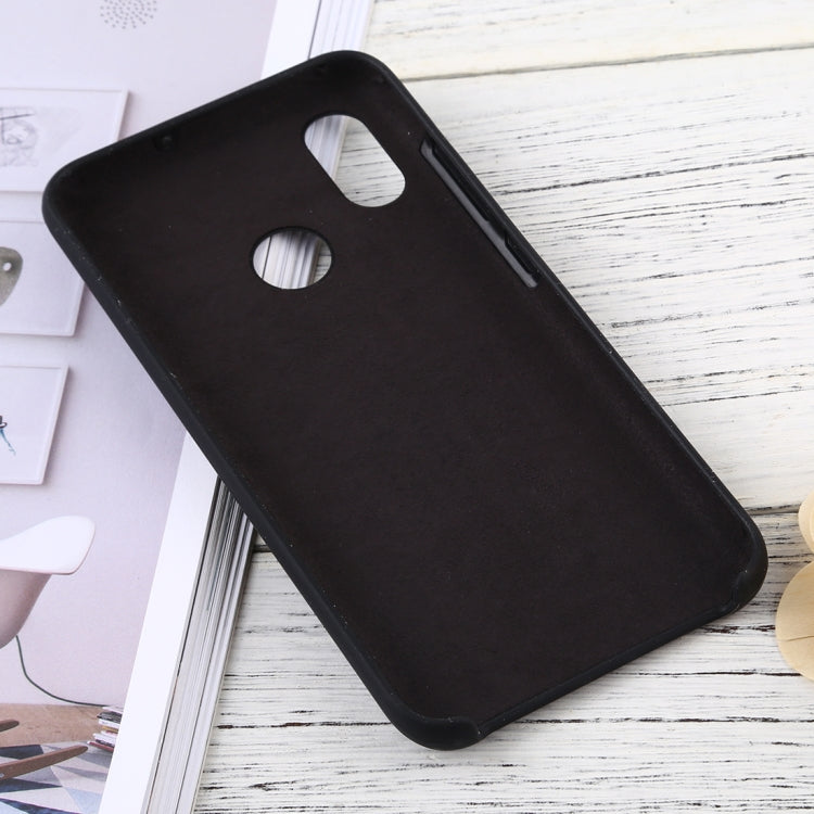 Solid Color Liquid Silicone Dropproof Protective Case for Xiaomi Mi 8