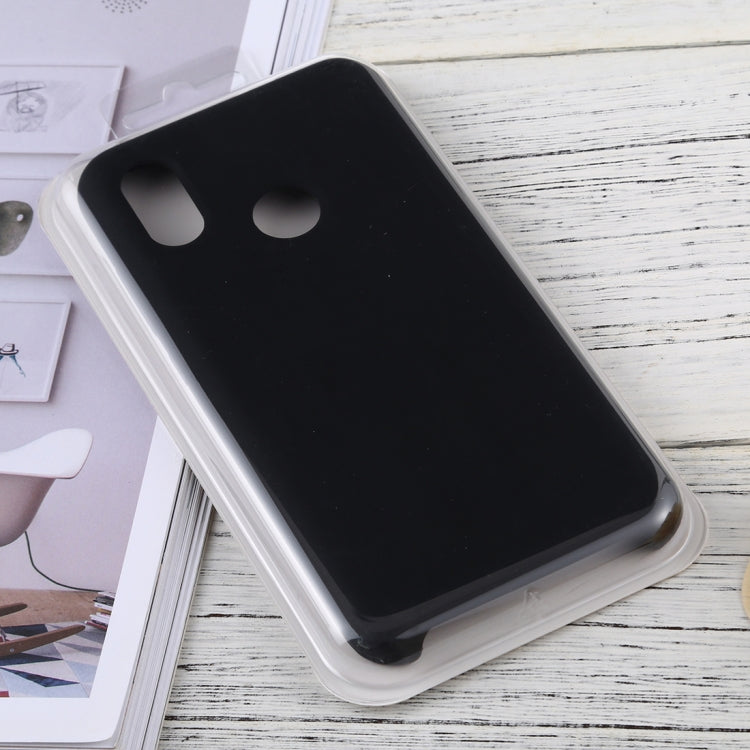 Solid Color Liquid Silicone Dropproof Protective Case for Xiaomi Mi 8