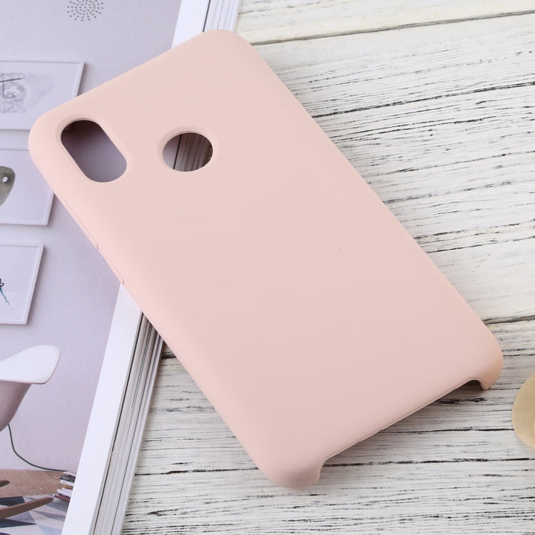 Solid Color Liquid Silicone Dropproof Protective Case for Xiaomi Mi 8