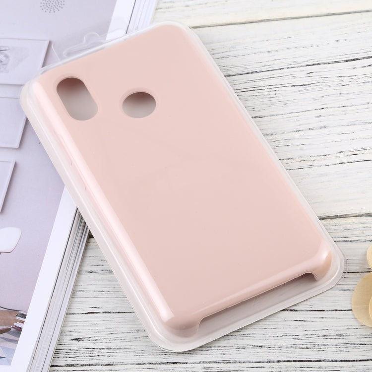 Solid Color Liquid Silicone Dropproof Protective Case for Xiaomi Mi 8