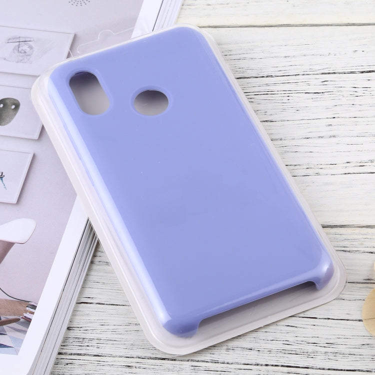 Solid Color Liquid Silicone Dropproof Protective Case for Xiaomi Mi 8