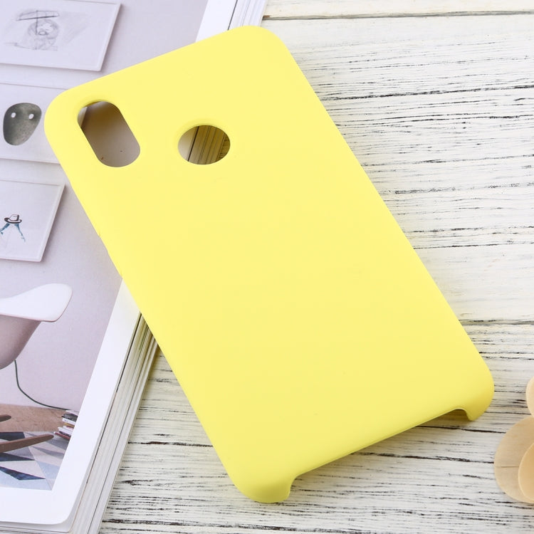 Solid Color Liquid Silicone Dropproof Protective Case for Xiaomi Mi 8