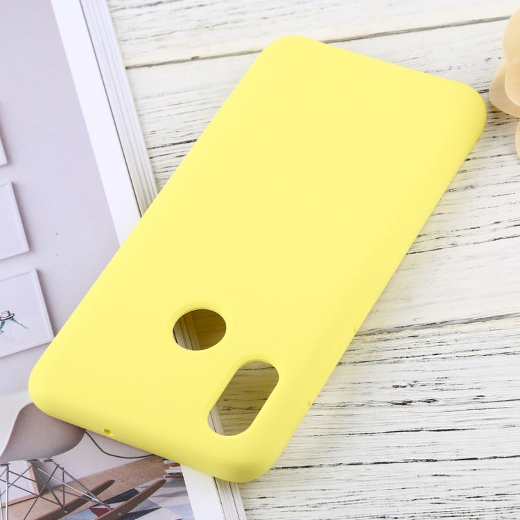 Solid Color Liquid Silicone Dropproof Protective Case for Xiaomi Mi 8