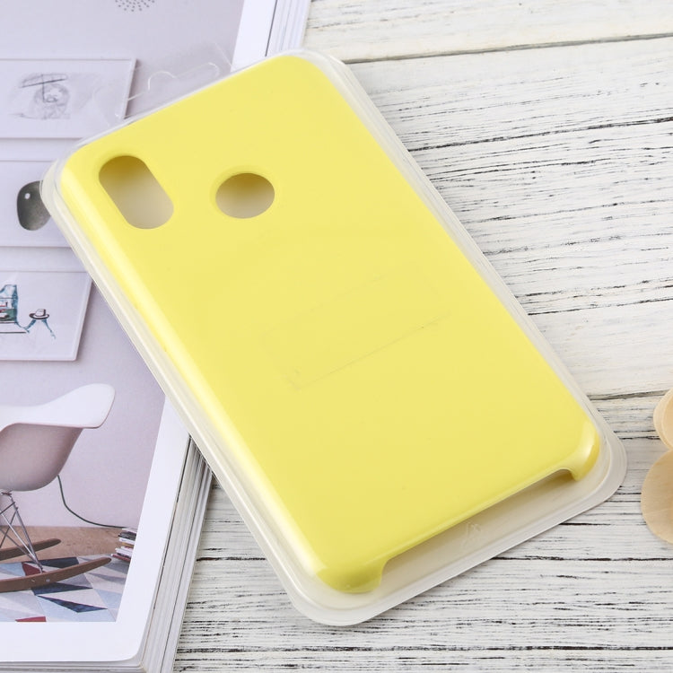 Solid Color Liquid Silicone Dropproof Protective Case for Xiaomi Mi 8