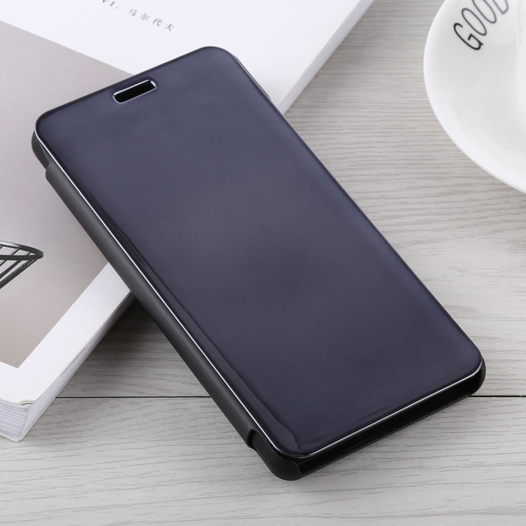 Mirror Clear View Horizontal Flip PU Leather Case for Xiaomi Redmi Note 5 Pro, with Holder