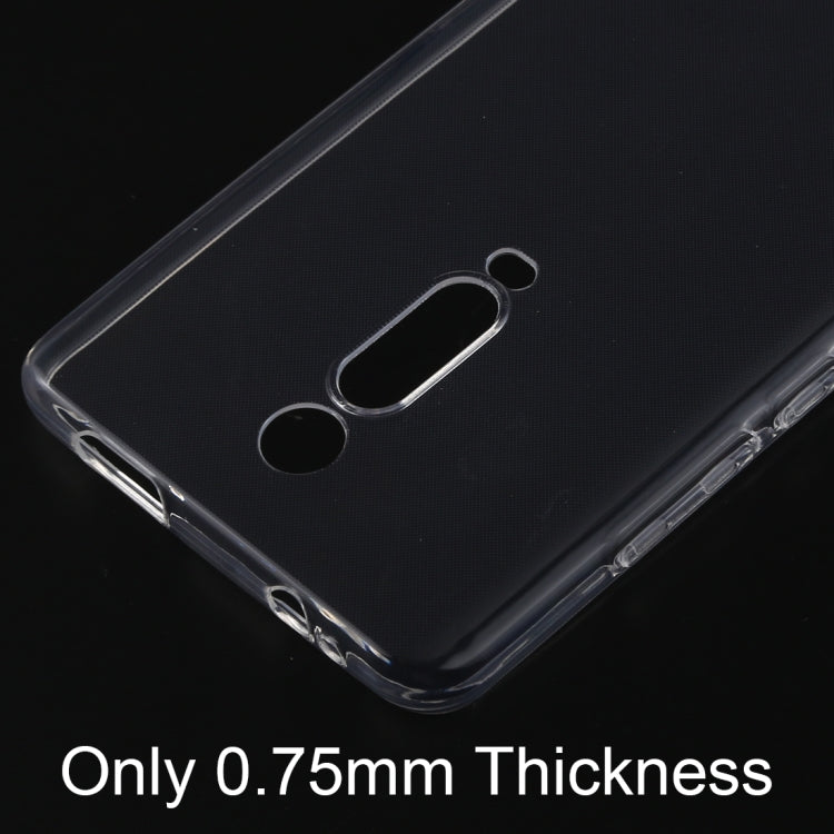 0.75mm Ultrathin Transparent TPU Soft Protective Case for Xiaomi Redmi K20 / K20 Pro
